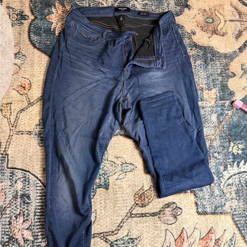 Nine West Men's Dark Blue Skinny Jeans